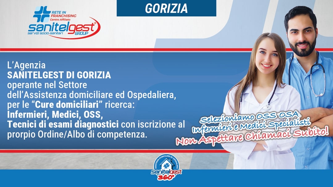 SI RICERCA PERSONALE SANITARIO E SOCIO SANITARIO A GORIZIA (GO)