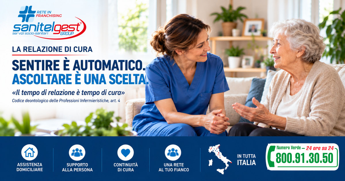 Sentire è automatico. Ascoltare è una scelta. — Sanitelgest